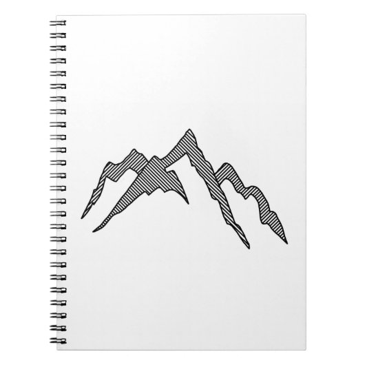 Mountain Doodle Notitieboek (Voorkant)