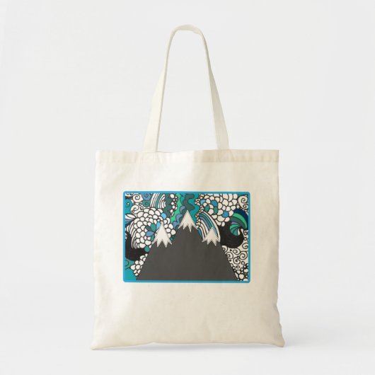 Mountain Doodle Tote Bag (Voorkant)