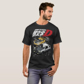 Mountain Drift Racing Initiaal D Tandems AE86 vs F T-shirt (Voorkant volledig)