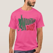 Mountain Dude Funny Bigfoot Sasquatch Wandelen T-shirt (Voorkant)