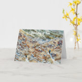 Mountain en je hebt dit denken aan je Kaart (Gele Bloem)