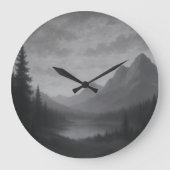 Mountain Escape Clock Grote Klok (Voorkant)