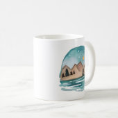 Mountain Escape onder de sterren Koffiemok (Voorkant rechts)