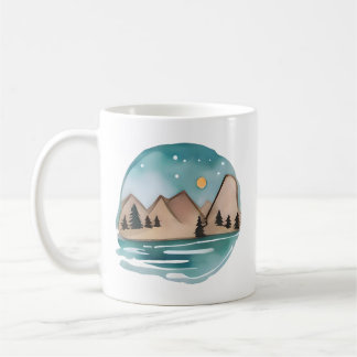 Mountain Escape onder de sterren Koffiemok