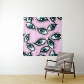 Mountain eye. Abstract icon.  Wandkleed (In situ)