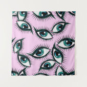 Mountain eye. Abstract icon.  Wandkleed (Voorkant)