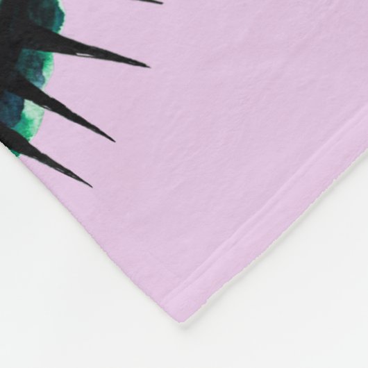 Mountain Eye Abstract iconisch ontwerp Fleece Deken (Hoek)