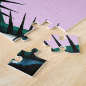 Mountain Eye Abstract iconisch ontwerp Legpuzzel (Zijkant)