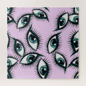 Mountain Eye Abstract iconisch ontwerp Legpuzzel (Horizontaal)