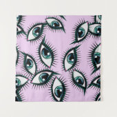Mountain Eye Abstract iconisch ontwerp Wandkleed (Voorkant (horizontaal))