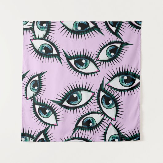 Mountain Eye Abstract iconisch ontwerp Wandkleed (Voorkant)