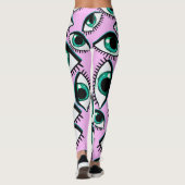 Mountain Eye Abstract pictogram Leggings (Achterkant)