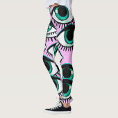 Mountain Eye Abstract pictogram Leggings (Links)
