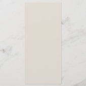 Mountain Fall Bruiloft Menu (Achterkant)