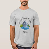 Mountain Family Vakantie T-shirt (Voorkant)