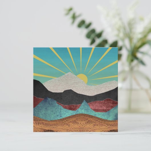 Mountain Fantasy Sunrise (Staand voorkant)