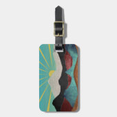 Mountain Fantasy Sunrise Bagagelabel (Voorkant verticaal)