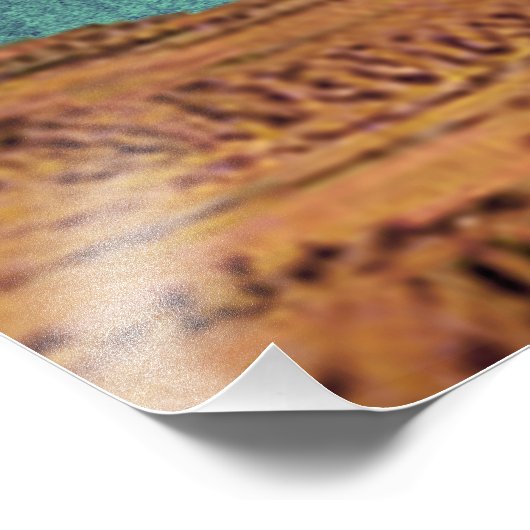 Mountain Fantasy Sunrise Foto Afdruk (Hoek)