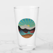 Mountain Fantasy Sunrise Glas (Voorkant)