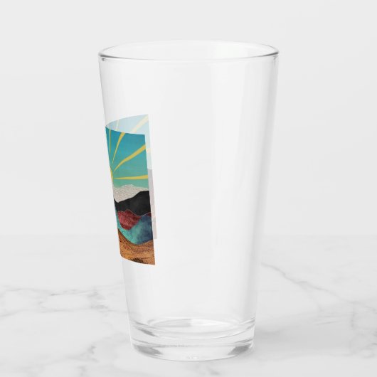 Mountain Fantasy Sunrise Glas (Links)