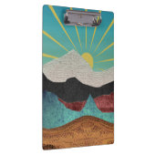 Mountain Fantasy Sunrise Klembord (Rechts)