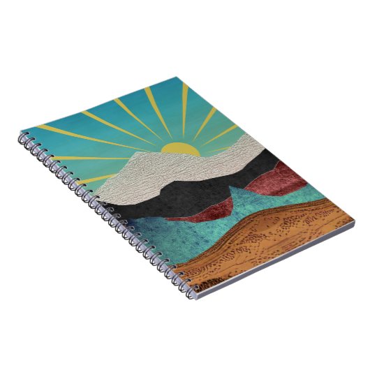 Mountain Fantasy Sunrise Notitieboek (Rechterzijde)