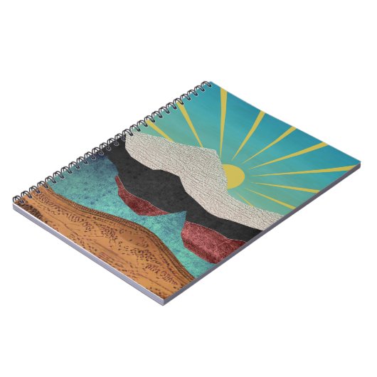 Mountain Fantasy Sunrise Notitieboek (Linkerzijde)