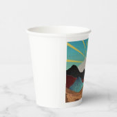 Mountain Fantasy Sunrise Papieren Bekers (Rechts)