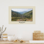 Mountain Fence Poster (Keuken)
