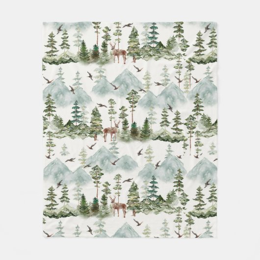 Mountain Fleece Blanket Deken (Voorkant)