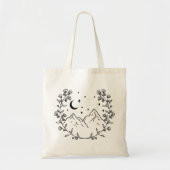 Mountain Floral Wreath Tote Bag (Voorkant)
