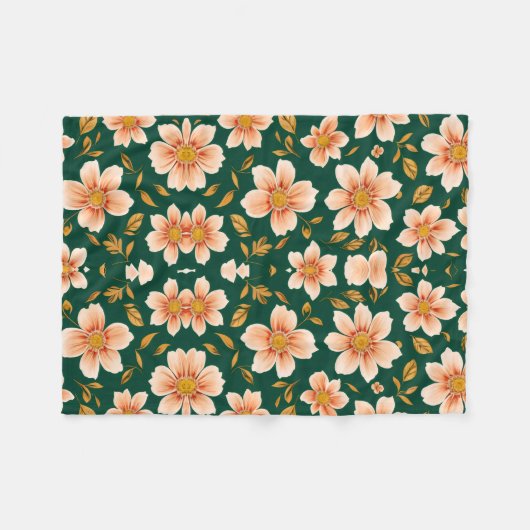 Mountain flowers Blanket Fleece Deken (Voorkant (Horizontaal))