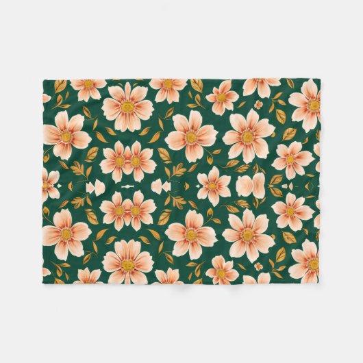 Mountain flowers Blanket Fleece Deken (Voorkant (Horizontaal))