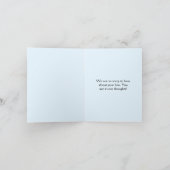 Mountain, Flowers, "Onze diepste sympathieën" Kaar Kaart (Binnen)