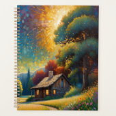 Mountain Forest Cabin Art Planner (Voorkant)