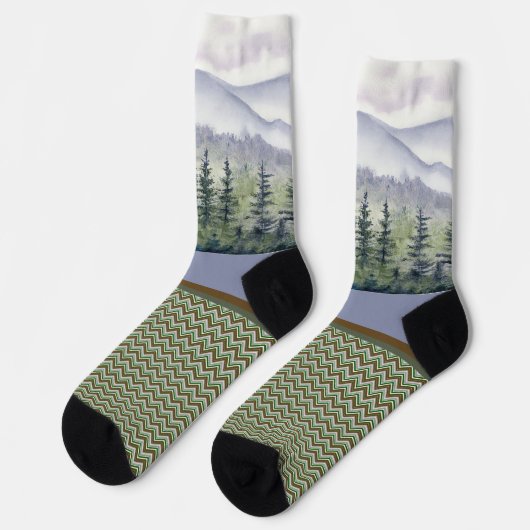 Mountain Forest Crew-Sokken Sokken (Links)