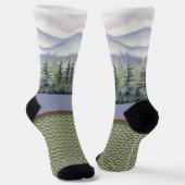 Mountain Forest Crew-Sokken Sokken (Gebogen)