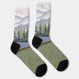 Mountain Forest Crew-Sokken Sokken