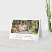 Mountain Forest Deer QR Code Photo Wedding (Voorkant)