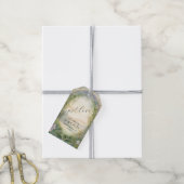 Mountain Forest Meadow Wildflower Elegante bruilof Cadeaulabel (Met Touw)