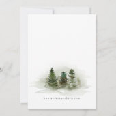 Mountain Forest Save The Date (Achterkant)