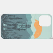 Mountain Forest Sunset-rugzak Hiker Woman Case-Mate iPhone Case (Achterkant / Rechts)
