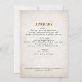 Mountain Forest Weekend Itinerarium Kaart (Achterkant)