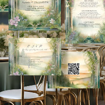 Mountain Forest Woodland Etherische rustieke bruil