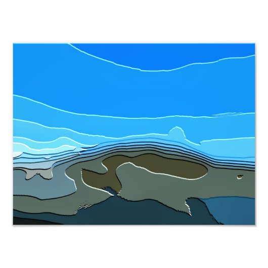 MOUNTAIN FOTO AFDRUK (Voorkant)