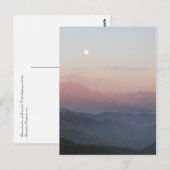 Mountain fotografie briefkaart (Voorkant / Achterkant)
