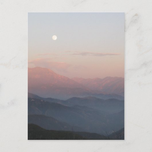 Mountain fotografie briefkaart (Voorkant)