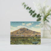 , Mountain Franklin, El Paso, Texas Briefkaart (Staand voorkant)