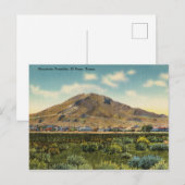 , Mountain Franklin, El Paso, Texas Briefkaart (Voorkant / Achterkant)