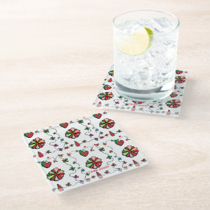 Mountain Fresh Glazen Onderzetter